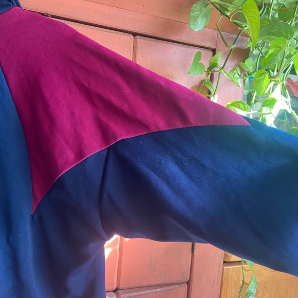 Navy and Raspberry Adidas Track Jacket - Picture 7 of 7